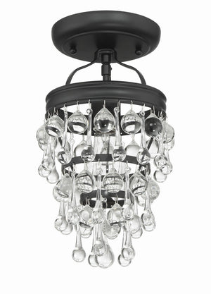 Bauble 7.25'' One Light Semi Flush Mount, Matte Black - Alternate Product Image 1.jpg