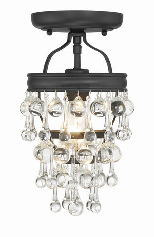Bauble 7.25'' One Light Semi Flush Mount, Matte Black - Alternate Product Image 2.jpg