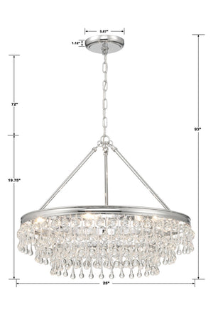Bauble 25'' Six Light Chandelier, Polished Chrome Alt 5.jpg