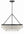 Bauble 25'' Six Light Chandelier, Matte Black - Alternate Product Image 2.jpg