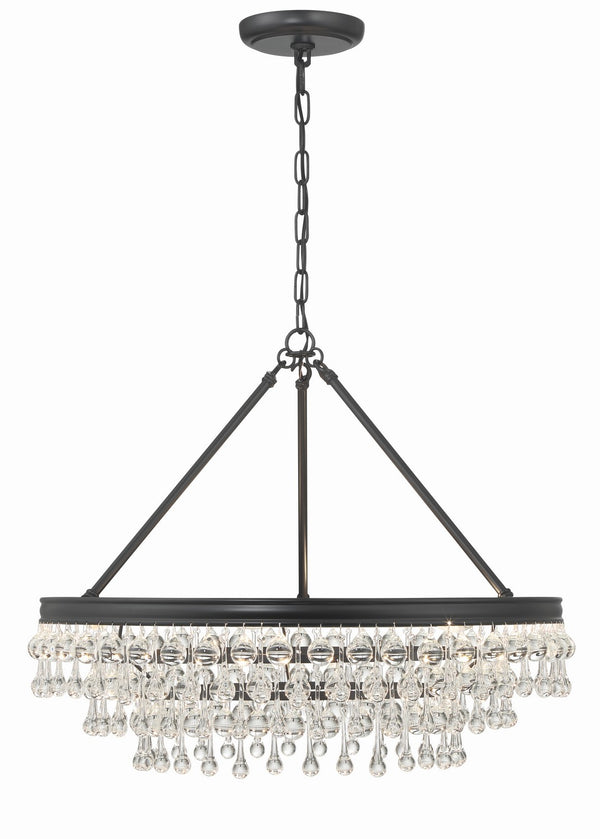 Bauble 25'' Six Light Chandelier, Matte Black - Alternate Product Image 2.jpg