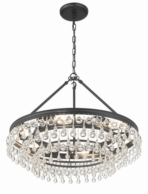 Bauble 25'' Six Light Chandelier, Matte Black - Alternate Product Image 3.jpg