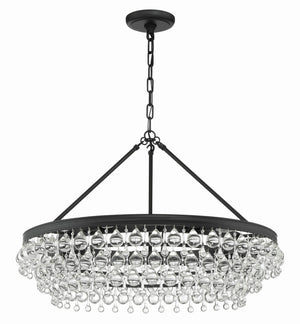 Bauble 30'' Six Light Chandelier, Matte Black - Alternate Product Image 1.jpg