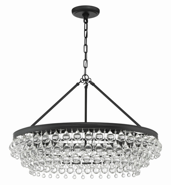 Bauble 30'' Six Light Chandelier, Matte Black - Alternate Product Image 1.jpg