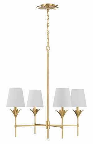 Laurel 28'' Four Light Chandelier, Antique Gold - Alternate Product Image 1.jpg