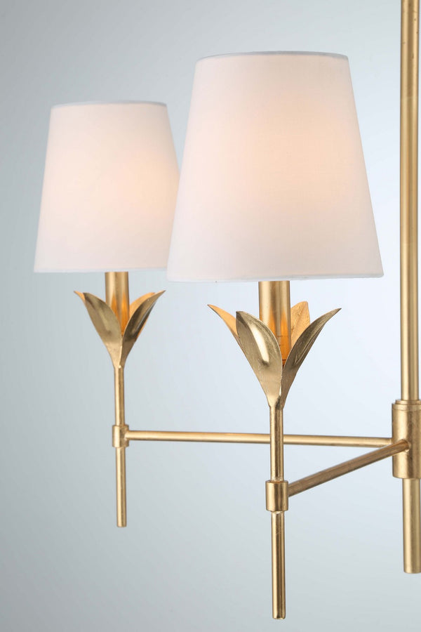 Laurel 28'' Four Light Chandelier, Antique Gold Alt 4.jpg