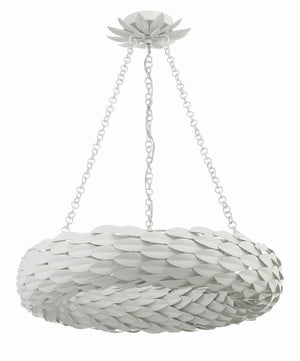 Laurel 24'' Six Light Pendant, Matte White - Alternate Product Image 2.jpg