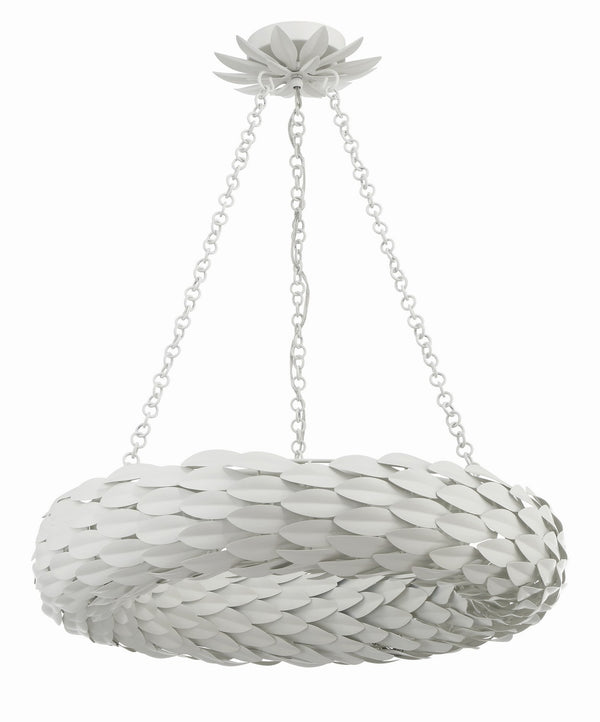 Laurel 24'' Six Light Pendant, Matte White - Alternate Product Image 2.jpg