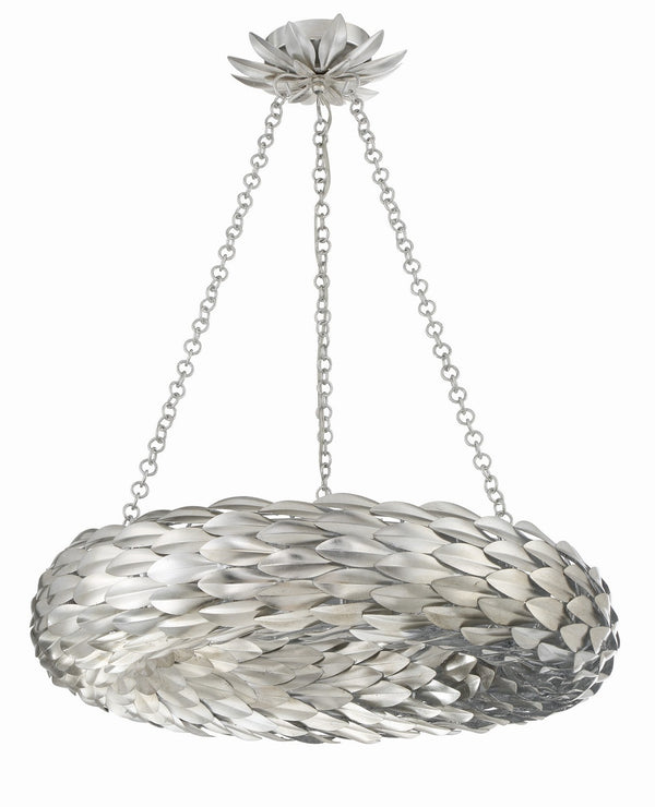 Laurel 24'' Six Light Pendant, Antique Silver - Alternate Product Image 1.jpg