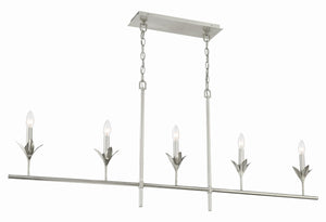 Laurel 6'' Five Light Chandelier, Antique Silver Alt 5.jpg