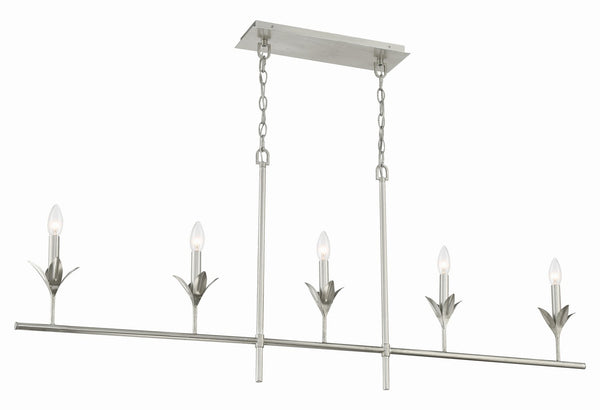 Laurel 6'' Five Light Chandelier, Antique Silver Alt 5.jpg