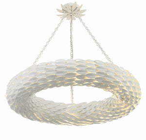 Laurel 33.5'' Eight Light Pendant, Matte White - Alternate Product Image 3.jpg