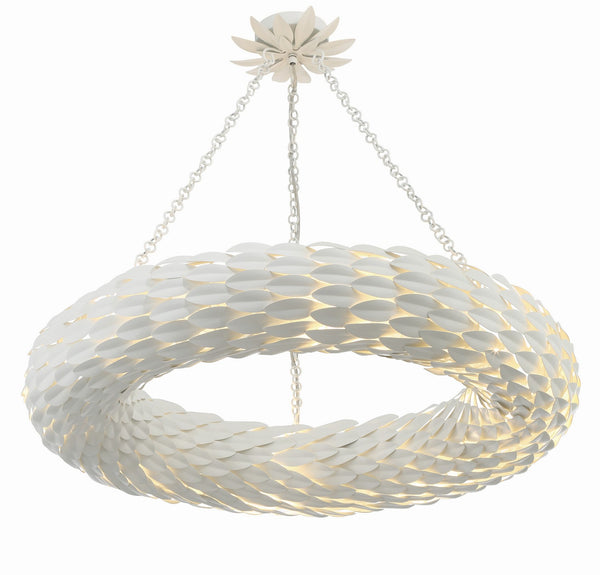 Laurel 33.5'' Eight Light Pendant, Matte White - Alternate Product Image 3.jpg