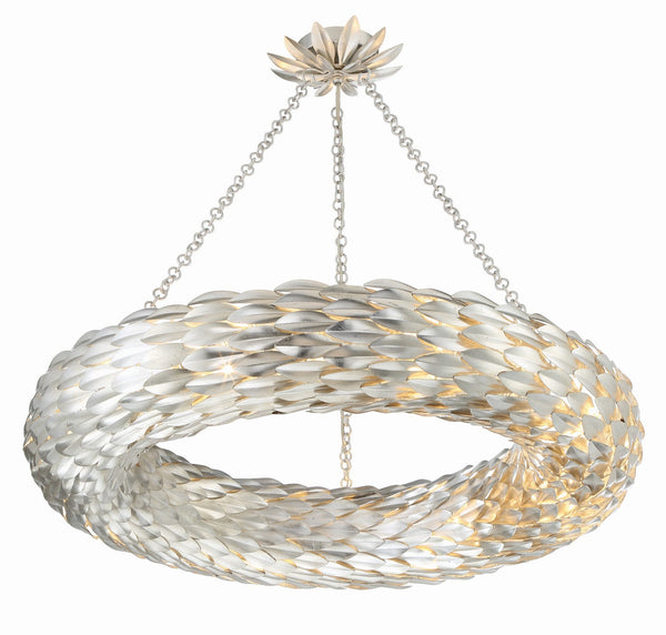 Laurel 33.5'' Eight Light Pendant, Antique Silver - Alternate Product Image 3.jpg