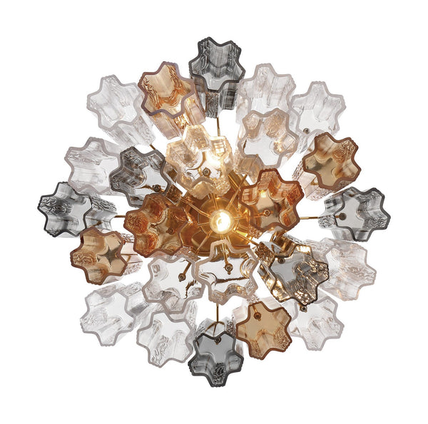 Adler 17.75'' Four Light Semi Flush Mount, Aged Brass Autumn - Alternate Product Image 3.jpg