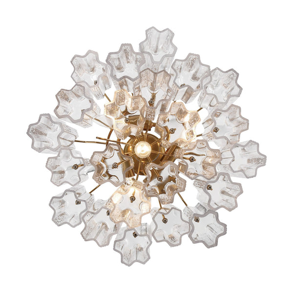 Adler 17.75'' Four Light Chandelier, Aged Brass Clear - Alternate Product Image 3.jpg