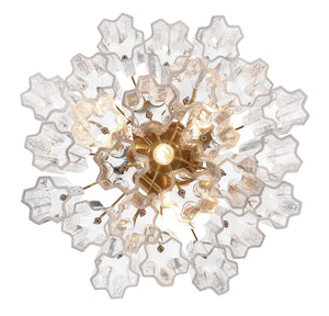 Adler 17.75'' Four Light Semi Flush Mount, Aged Brass Clear - Alternate Product Image 3.jpg