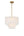 Adler 17.75'' Four Light Chandelier, Aged Brass White - Alternate Product Image 1.jpg