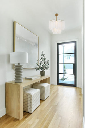 Adler 17.75'' Four Light Chandelier, Aged Brass White Alt 5.jpg