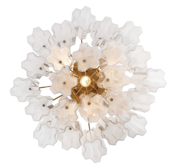 Adler 17.75'' Four Light Semi Flush Mount, Aged Brass White - Alternate Product Image 3.jpg