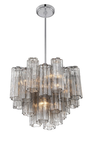 Adler 17.75'' Four Light Chandelier, Chrome Smoke - Alternate Product Image 2.jpg