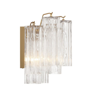 Adler 14.5'' Two Light Wall Sconce, Aged Brass Clear - Alternate Product Image 3.jpg