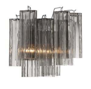 Adler 14.5'' Two Light Wall Sconce, Chrome Smoke - Alternate Product Image 2.jpg