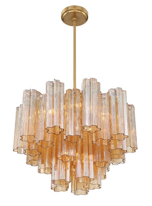 Adler 19.75'' Six Light Chandelier, Aged Brass Amber - Alternate Product Image 2.jpg