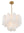 Adler 19.75'' Six Light Chandelier, Aged Brass White - Alternate Product Image 2.jpg