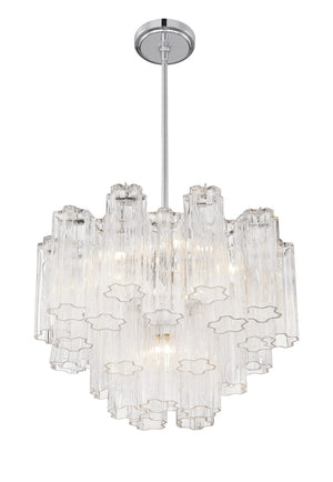 Adler 19.75'' Six Light Chandelier, Chrome Clear - Alternate Product Image 2.jpg