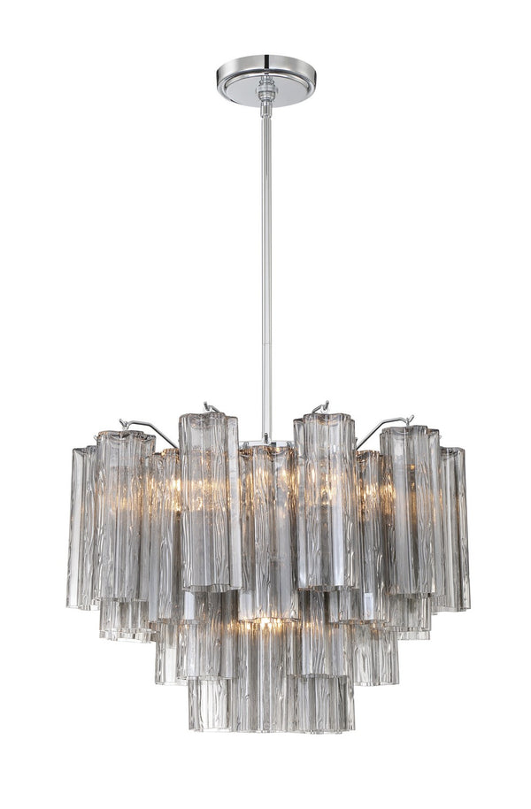 Adler 19.75'' Six Light Chandelier, Chrome Smoke - Alternate Product Image 1.jpg