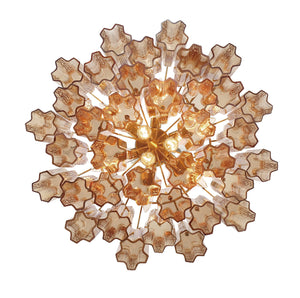 Adler 22'' Nine Light Chandelier, Aged Brass Amber - Alternate Product Image 3.jpg
