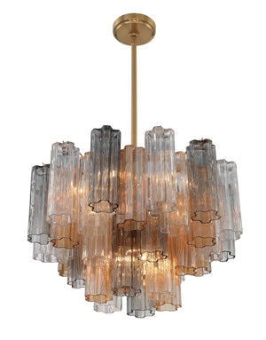 Adler 22'' Nine Light Chandelier, Aged Brass Autumn - Alternate Product Image 2.jpg