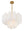 Adler 22'' Nine Light Chandelier, Aged Brass White - Alternate Product Image 2.jpg