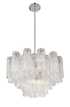 Adler 22'' Nine Light Chandelier, Chrome Clear - Alternate Product Image 2.jpg