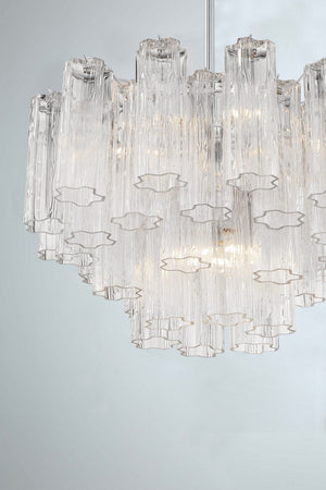Adler 22'' Nine Light Chandelier, Chrome Clear Alt 4.jpg