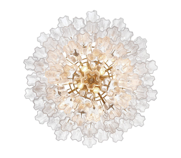 Adler 26.75'' 12 Light Chandelier, Aged Brass Clear - Alternate Product Image 3.jpg