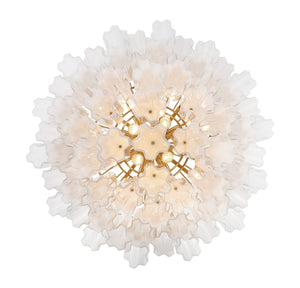 Adler 26.75'' 12 Light Chandelier, Aged Brass White - Alternate Product Image 3.jpg