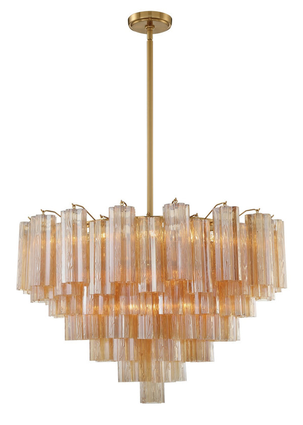 Adler 32'' 16 Light Chandelier, Aged Brass Amber - Alternate Product Image 1.jpg
