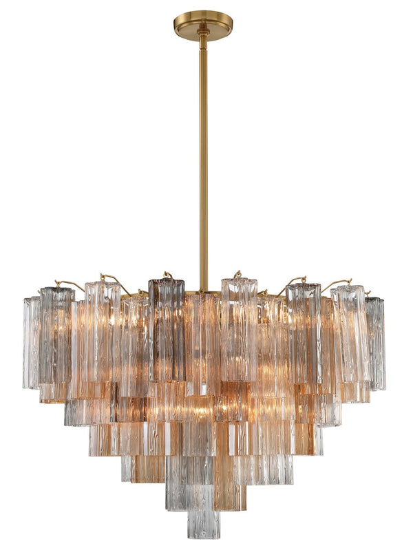 Adler 32'' 16 Light Chandelier, Aged Brass Autumn - Alternate Product Image 1.jpg