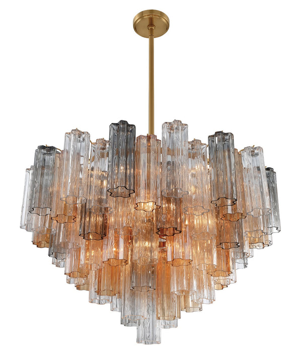 Adler 32'' 16 Light Chandelier, Aged Brass Autumn - Alternate Product Image 2.jpg