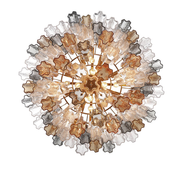 Adler 32'' 16 Light Chandelier, Aged Brass Autumn - Alternate Product Image 3.jpg