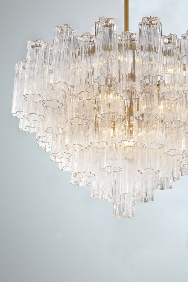 Adler 32'' 16 Light Chandelier, Aged Brass Clear Alt 4.jpg