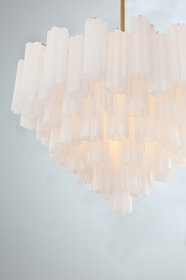 Adler 32'' 16 Light Chandelier, Aged Brass White Alt 4.jpg