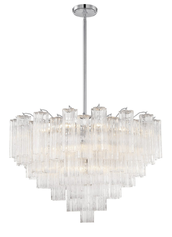 Adler 32'' 16 Light Chandelier, Chrome Clear - Alternate Product Image 1.jpg