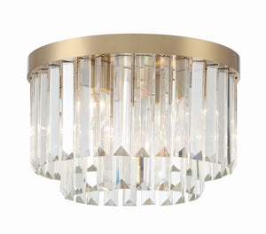 Hayworth 16'' Four Light Flush Mount, Aged Brass - Alternate Product Image 1.jpg