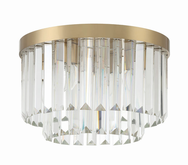 Hayworth 16'' Four Light Flush Mount, Aged Brass - Alternate Product Image 2.jpg