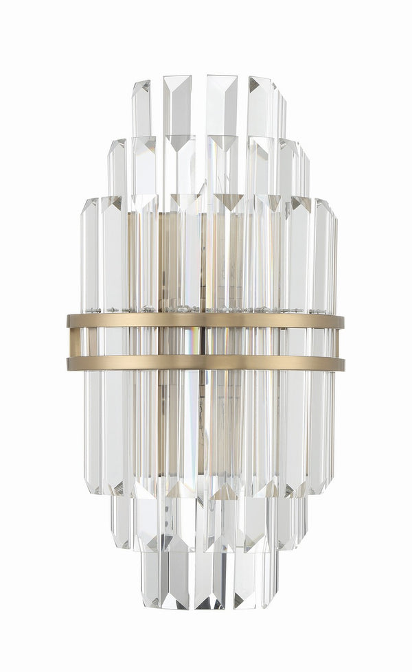 Hayworth 7.5'' Two Light Wall Sconce, Aged Brass - Alternate Product Image 1.jpg