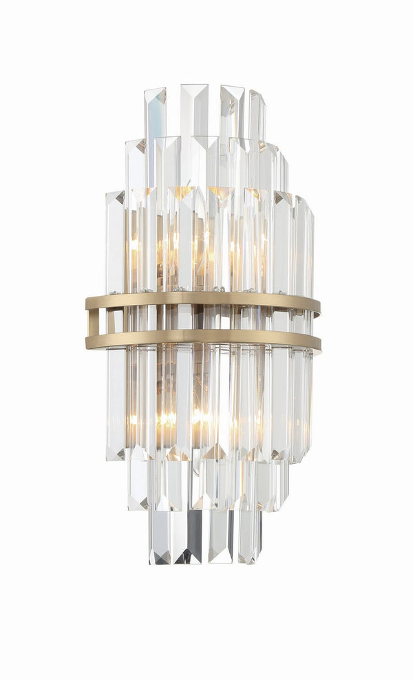 Hayworth 7.5'' Two Light Wall Sconce, Aged Brass - Alternate Product Image 2.jpg