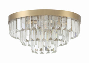 Hayworth 18'' Eight Light Flush Mount, Aged Brass - Alternate Product Image 1.jpg